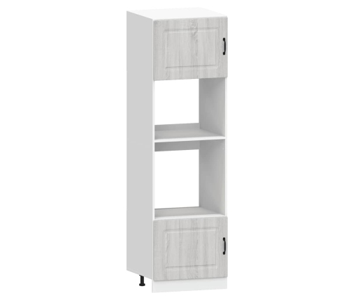 Mueble cocina Kalmar sonoma gris 7 pzas madera contrachapada