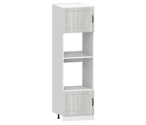 Mueble cocina Kalmar sonoma gris 7 pzas madera contrachapada