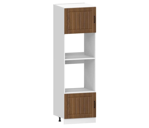 Mueble cocina Kalmar roble marrón 7 pzas madera contrachapada