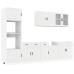 Mueble cocina Kalmar blanco de alto brillo 7 pzas