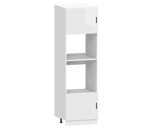 Mueble cocina Kalmar blanco de alto brillo 7 pzas