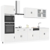 Mueble cocina Kalmar blanco de alto brillo 7 pzas