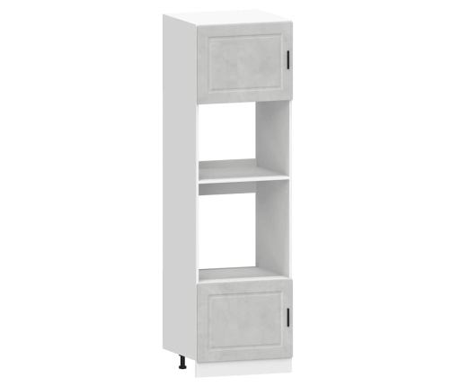 Mueble cocina Kalmar gris hormigón 7 pzas madera contrachapada