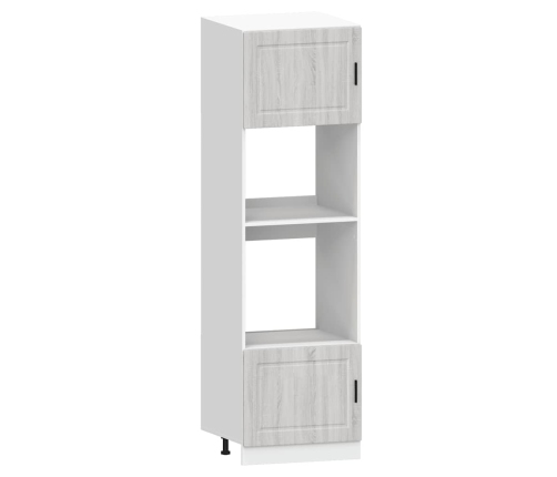 Mueble cocina Kalmar sonoma gris 7 pzas madera contrachapada