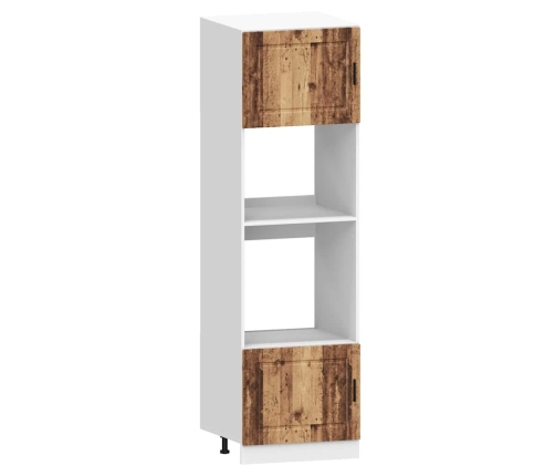 Mueble cocina Kalmar madera vieja 7 pzas madera contrachapada