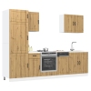 Mueble de cocina Kalmar 7 piezas artesanal roble