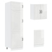 Mueble cocina Kalmar blanco de alto brillo 8 pzas