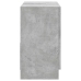 Armario para lavabo contrachapada gris hormigón 63x30x54 cm