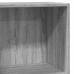 Estantería de madera de ingeniería gris Sonoma 40x24x76 cm