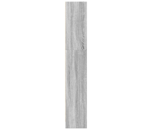 Estantería de madera de ingeniería gris Sonoma 40x24x143 cm