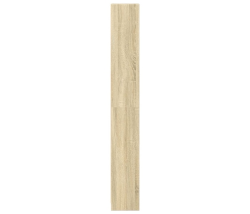 Estantería de madera de ingeniería roble Sonoma 40x24x176 cm