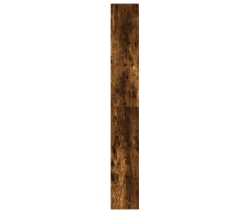 Estantería madera de ingeniería roble ahumado 40x24x176 cm