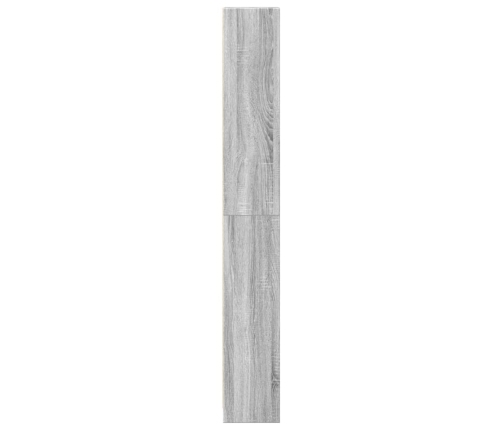 Estantería de madera de ingeniería gris Sonoma 40x24x176 cm