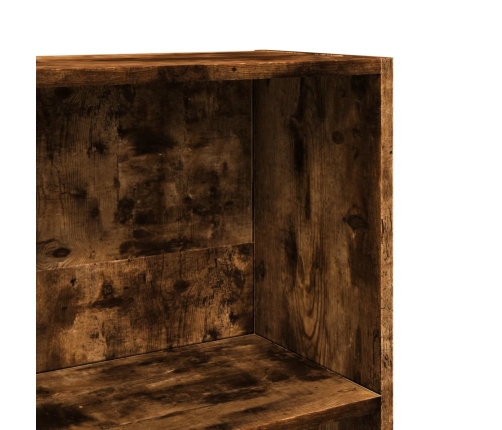 Estantería madera de ingeniería roble ahumado 60x24x109 cm