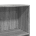 Estantería de madera de ingeniería gris Sonoma 60x24x109 cm