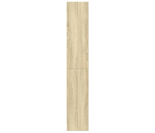 Estantería de madera de ingeniería roble Sonoma 60x24x143 cm