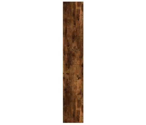 Estantería madera de ingeniería roble ahumado 60x24x143 cm