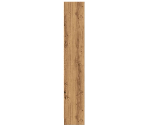 Estantería de madera de ingeniería roble artesanal 60x24x143 cm