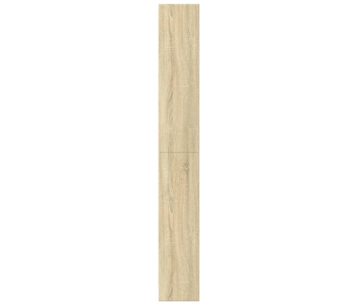 Estantería de madera de ingeniería roble Sonoma 60x24x176 cm