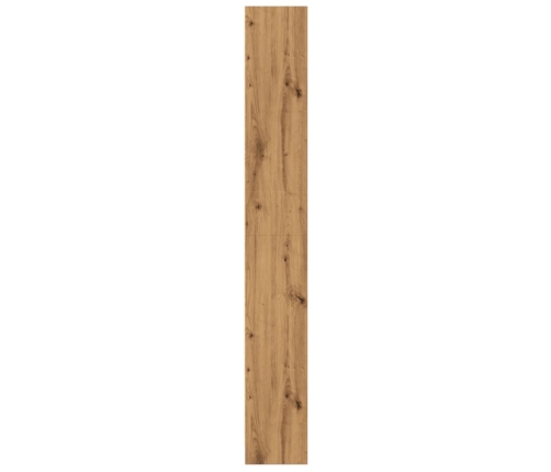 Estantería de madera de ingeniería roble artesanal 60x24x176 cm