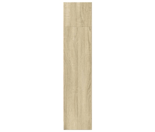 Estantería de madera de ingeniería roble Sonoma 80x24x109 cm