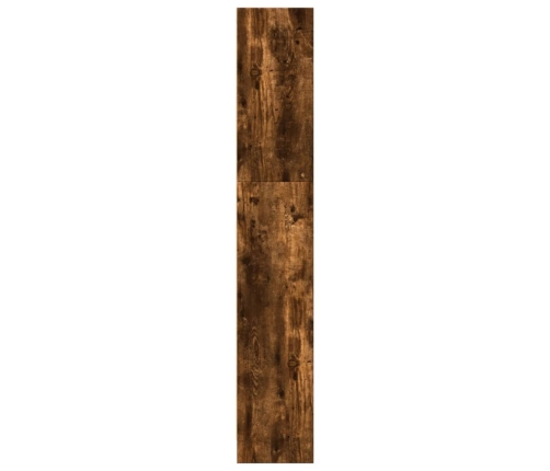 Estantería madera de ingeniería roble ahumado 80x24x143 cm