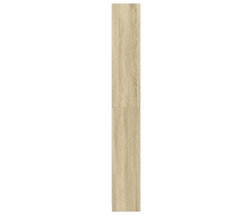 Estantería de madera de ingeniería roble Sonoma 80x24x176 cm