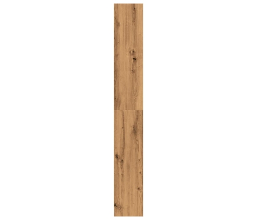 Estantería de madera de ingeniería roble artesanal 80x24x176 cm