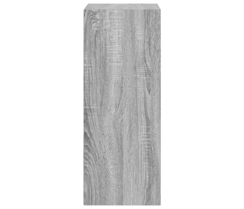 Estantería de madera de ingeniería gris Sonoma 40x30x77 cm