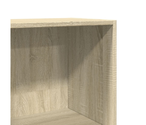 Estantería de madera de ingeniería roble Sonoma 40x30x114 cm