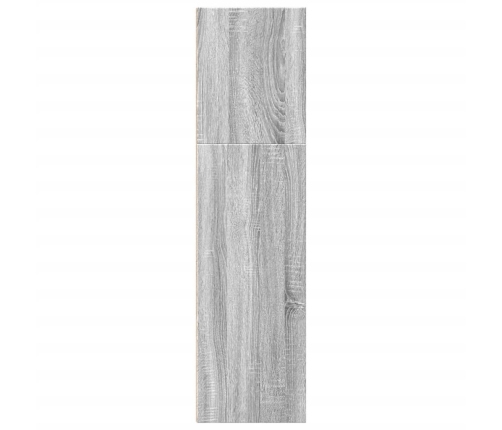 Estantería de madera de ingeniería gris Sonoma 40x30x114 cm