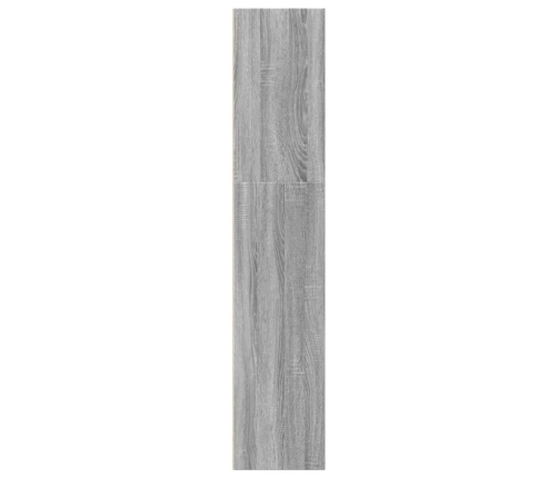 Estantería de madera de ingeniería gris Sonoma 40x30x152 cm