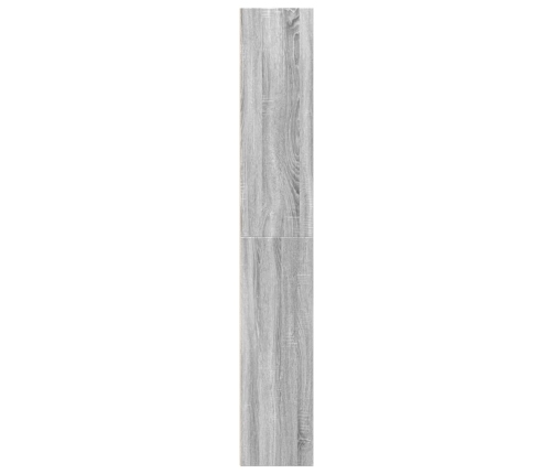 Estantería de madera de ingeniería gris Sonoma 40x30x189 cm