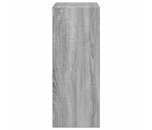 Estantería de madera de ingeniería gris Sonoma 60x30x77 cm