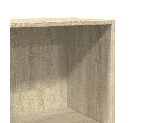 Estantería de madera de ingeniería roble Sonoma 60x30x114 cm