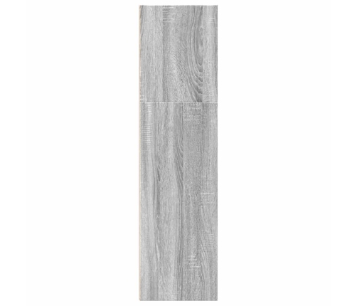 Estantería de madera de ingeniería gris Sonoma 60x30x114 cm