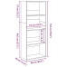 Estantería de madera de ingeniería roble Sonoma 60x30x152 cm