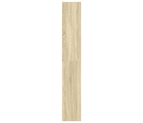 Estantería de madera de ingeniería roble Sonoma 60x30x189 cm