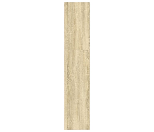 Estantería de madera de ingeniería roble Sonoma 80x30x152 cm