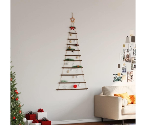 Árbol de Navidad con Estrella Superior 74x150 cm Rama Natural