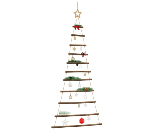 Árbol de Navidad con Estrella Superior 74x150 cm Rama Natural