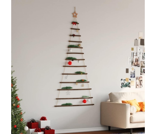 Árbol de Navidad con Estrella Superior 86x180 cm Rama Natural