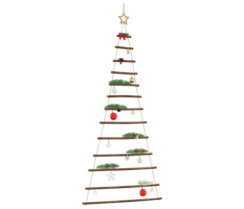 Árbol de Navidad con Estrella Superior 86x180 cm Rama Natural