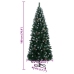 Árbol de Navidad artificial con 300 LEDs 180 cm