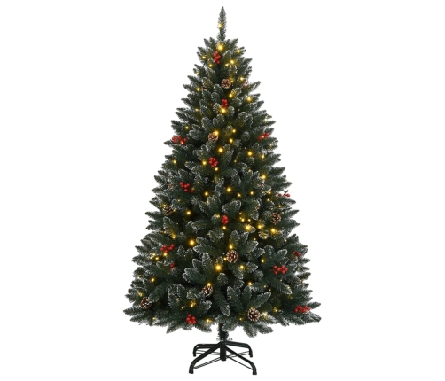 Árbol de Navidad artificial con bisagras 300 LEDs 180 cm