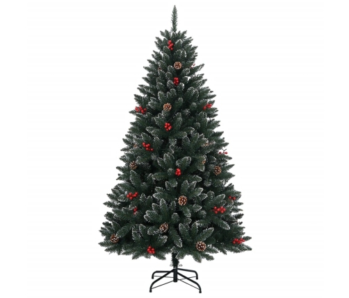 Árbol de Navidad artificial con bisagras 300 LEDs 180 cm