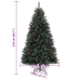 Árbol de Navidad artificial con 300 LEDs 210 cm