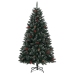 Árbol de Navidad artificial con 300 LEDs 210 cm