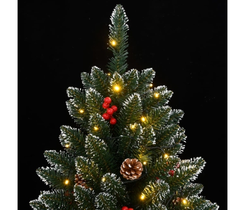 Árbol de Navidad artificial con 300 LEDs 240 cm