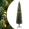 Árbol de Navidad artificial estrecho 150 LEDs 150 cm